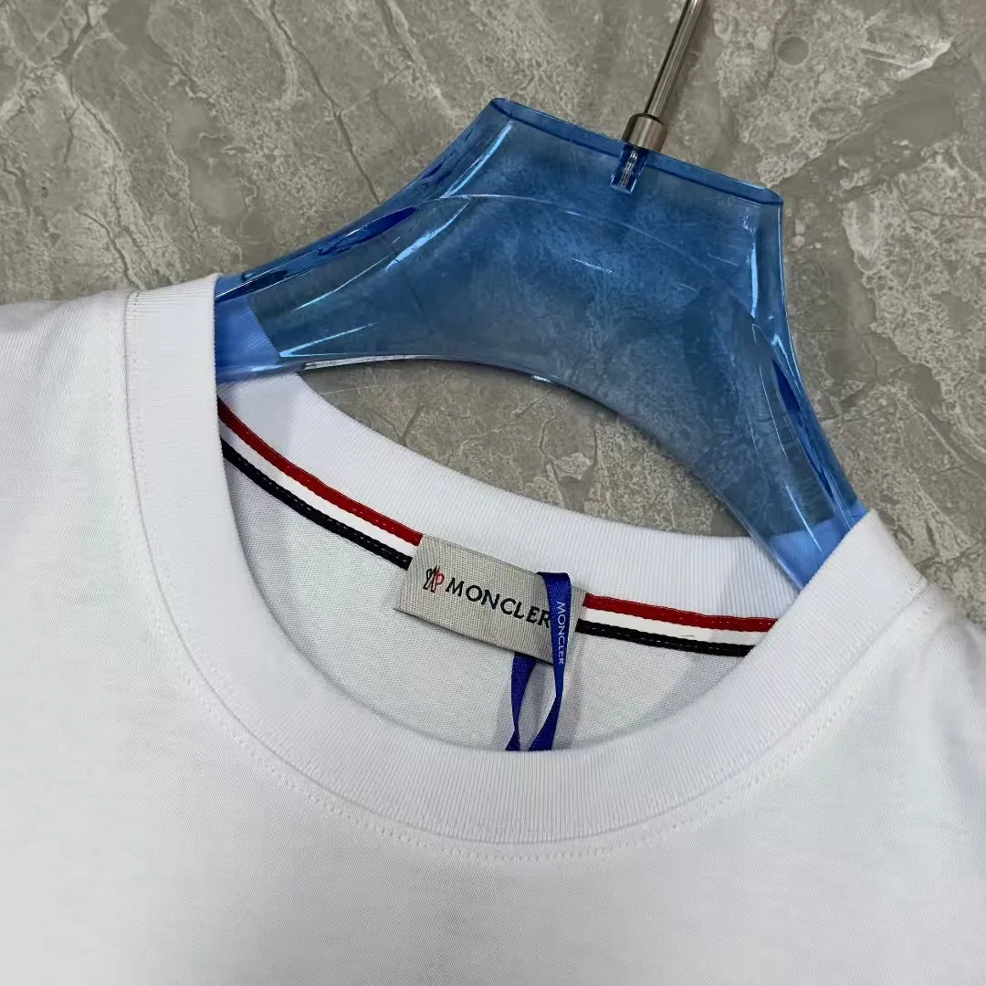 P80💰《Moncler~ 》2025New Arrival Quality T , Versatile Quality ！ ‼ 32 250G ‼ ， ， ， ， T 🤪 Sizes：S-M-L-XL-2XL ：Black，White， Same Style